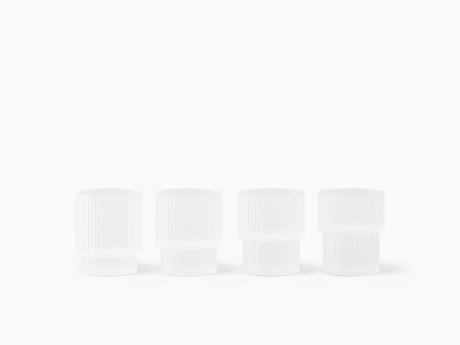Ripple Small Glasses - Set of 4