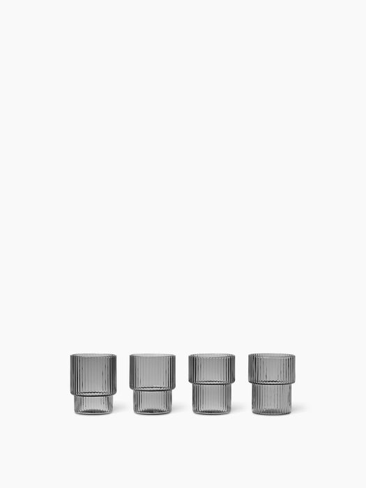 Ripple Small Glasses - Set of 4