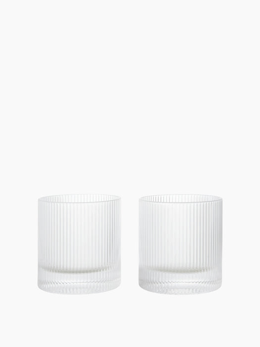 Ripple Tumbler Glasses - Set of 2