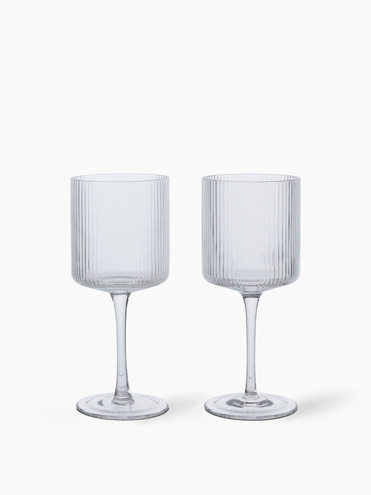 Ripple White Wine Glasses - Set of 2