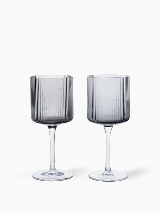 Ripple White Wine Glasses - Set of 2