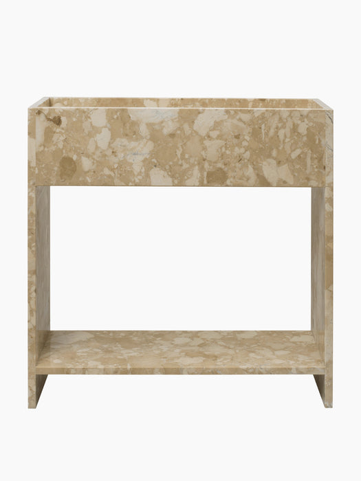 Stone Plant Box with Shelf
