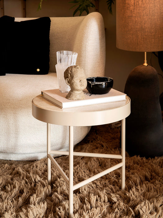 Travertine Table - Medium