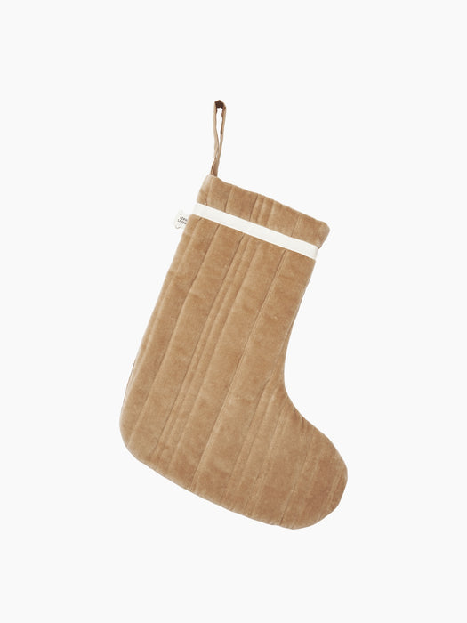Vari Quilted Christmas Stocking - Velvet