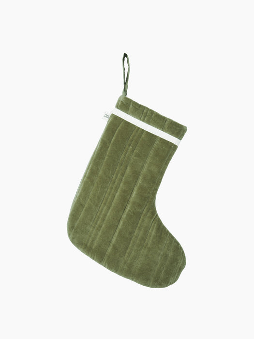 Vari Quilted Christmas Stocking - Velvet