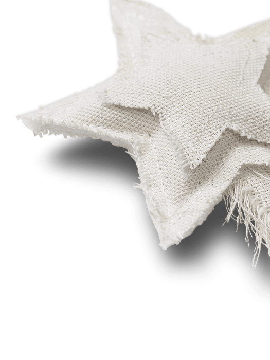 Vela Star Ornaments - Set of 4