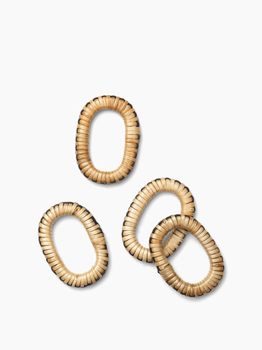 Weave Napkin Rings - Set of 4