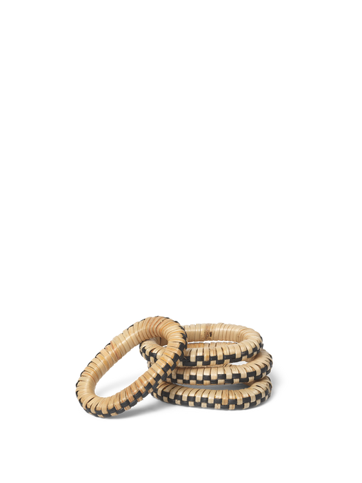 Weave Napkin Rings - Set of 4