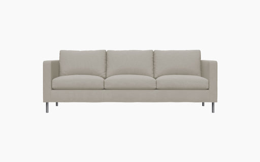 Alex 3 Seater Sofa — Hiro 135_Brushed Aluminium