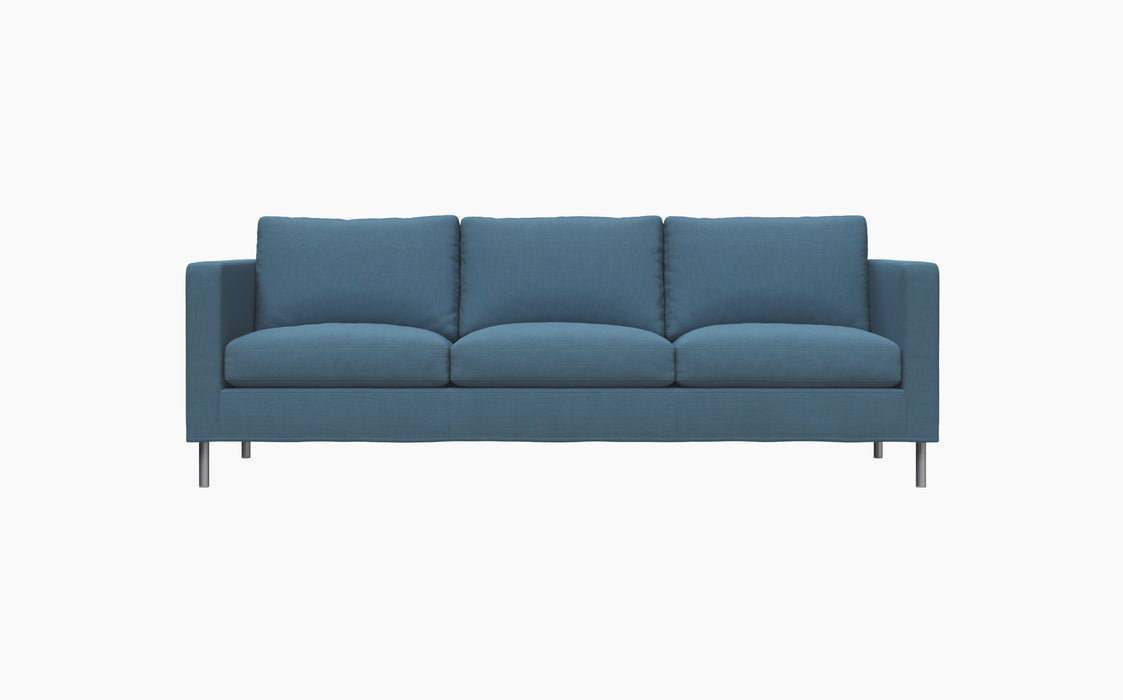 Alex 3 Seater Sofa — Hiro 15_Brushed Aluminium