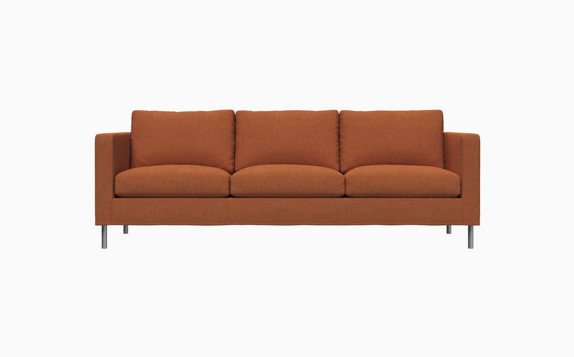 Alex 3 Seater Sofa — Hiro 19_Brushed Aluminium