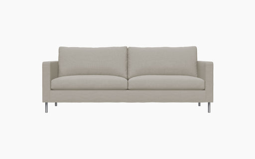 Alex High 2.5 Seater Sofa — Hiro 135_Brushed Aluminium