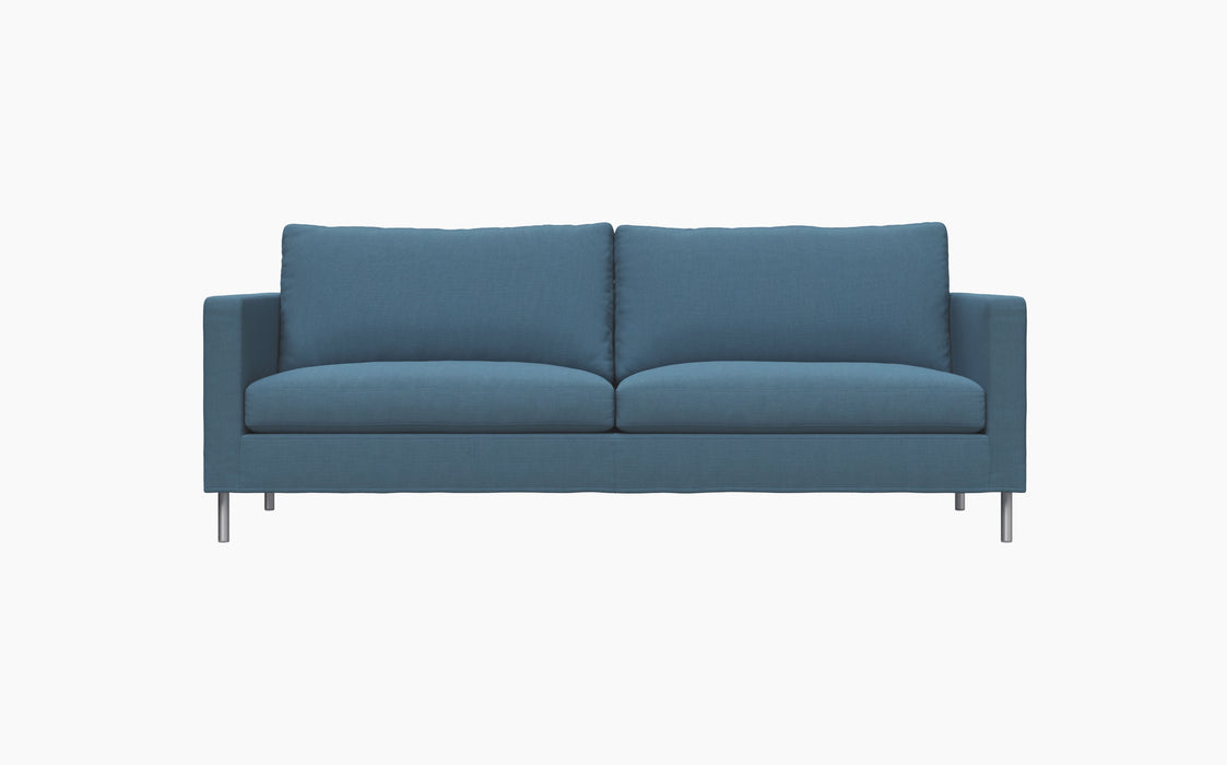 Alex High 2.5 Seater Sofa — Hiro 15_Brushed Aluminium