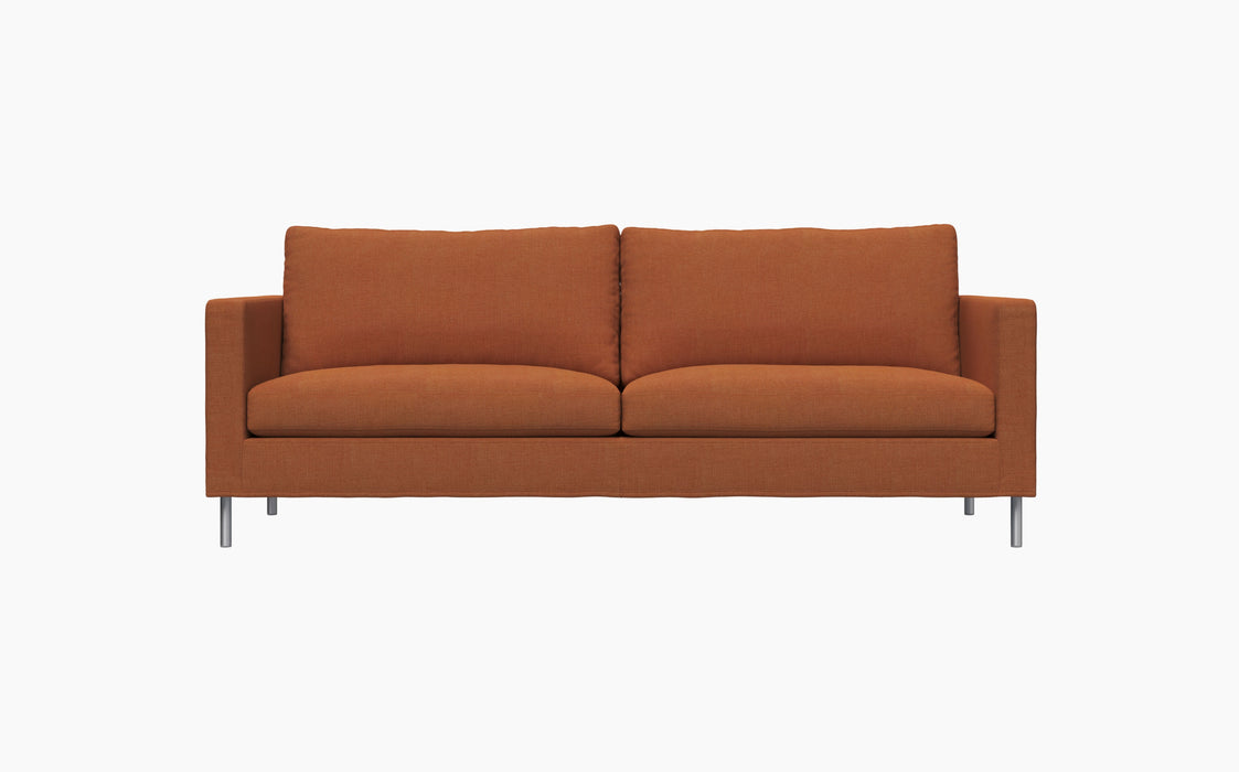 Alex High 2.5 Seater Sofa — Hiro 19_Brushed Aluminium