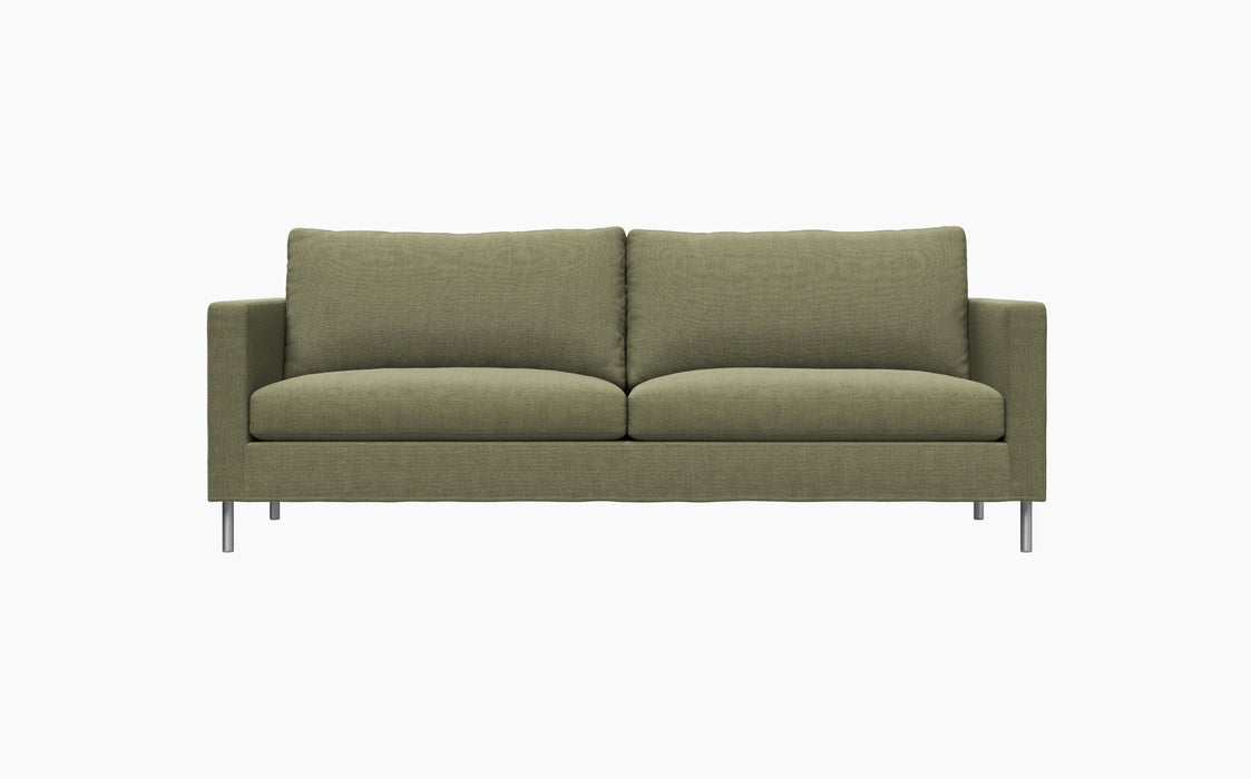 Alex High 2.5 Seater Sofa — Hiro 27_Brushed Aluminium