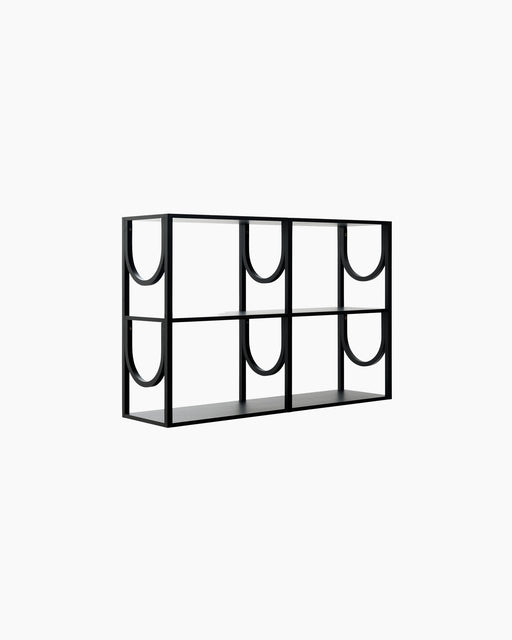 Arch Shelf — High, Black oak