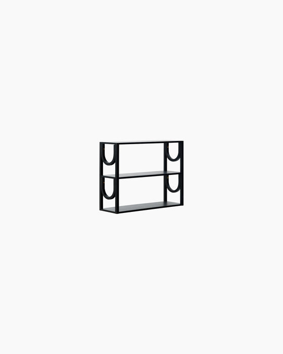 Arch Shelf — Mini, Black oak