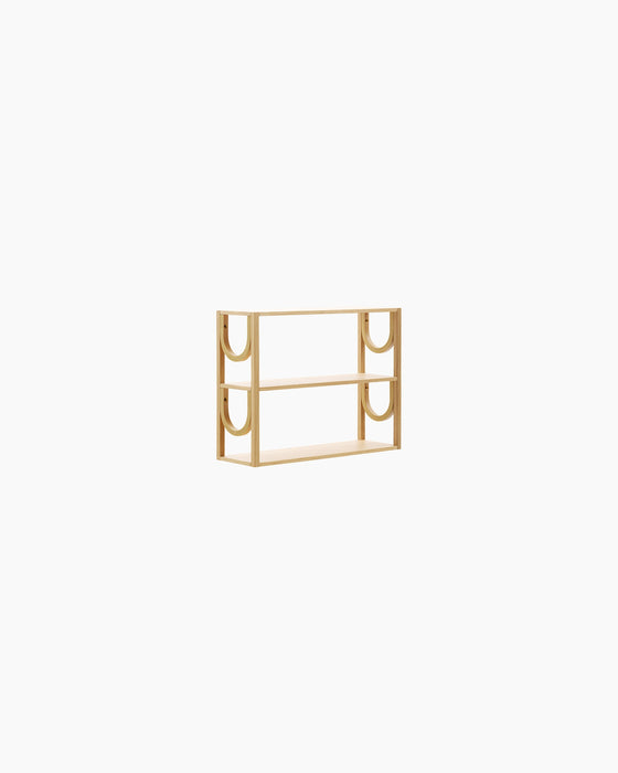 Arch Shelf — Mini, Lacquered oak