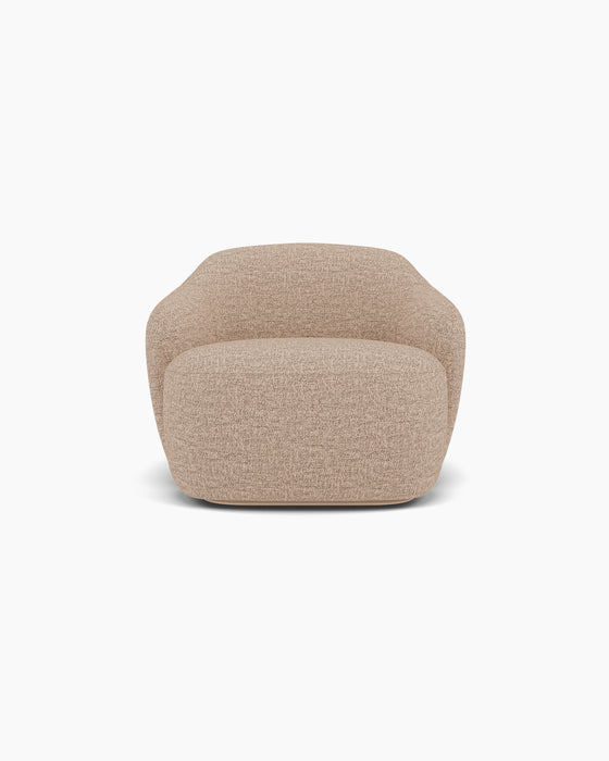 Barba Lounge Chair — Moss 0013_Beech