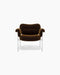 Bollo Lounge Chair — Regent Nutmeg 8418_Polished SS