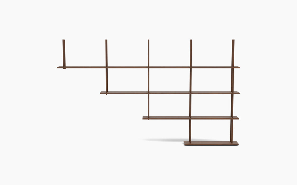 Bond 20 Shelf — Combination C405, Lacquered walnut