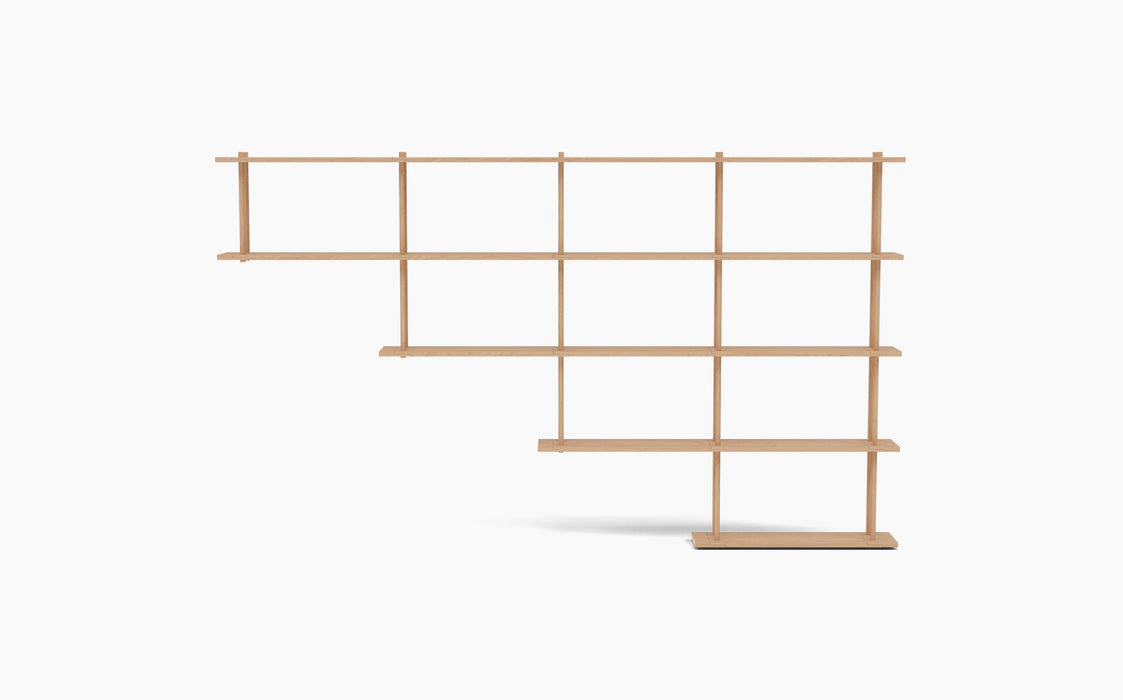 Bond 20 Shelf — Combination W405, Lacquered oak