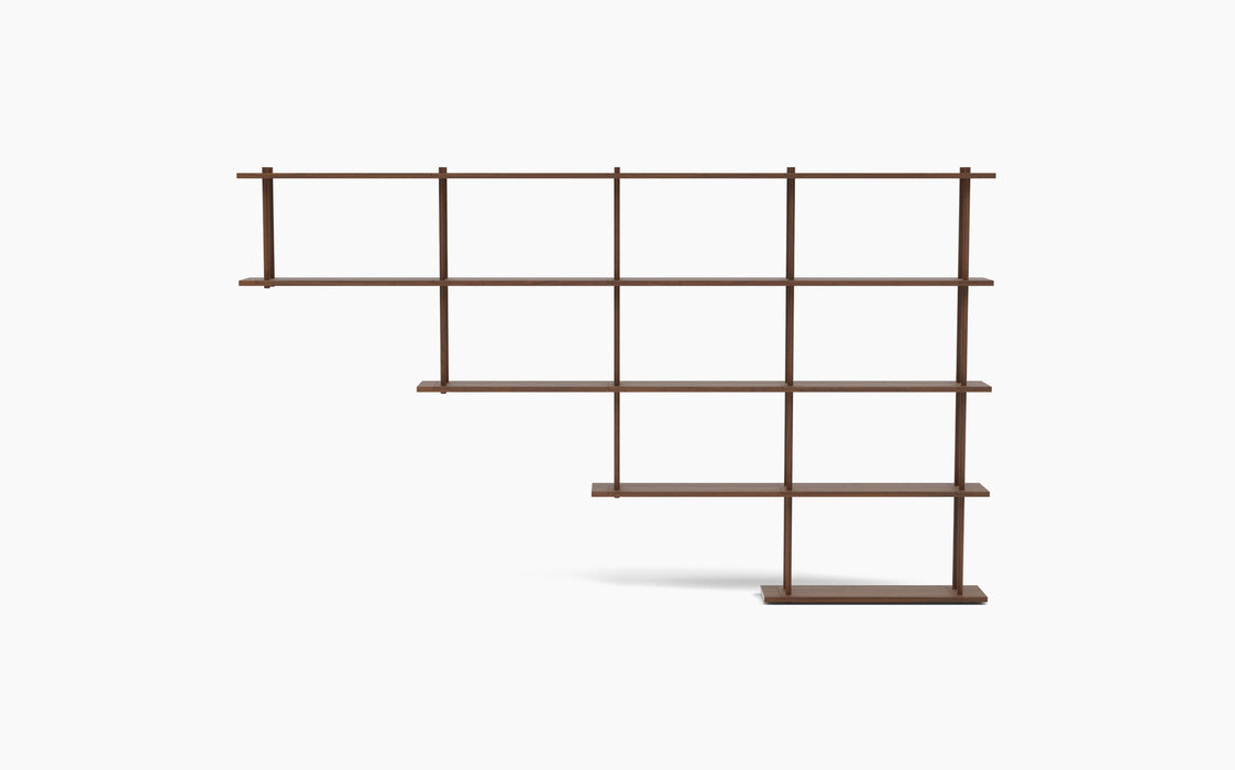 Bond 20 Shelf — Combination W405, Lacquered walnut