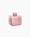 Cube Vase — Large, Pink glass