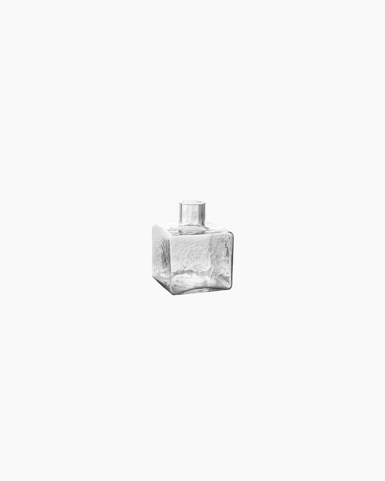 Cube Vase — Small, Clear glass