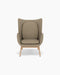 Embrace Lounge Chair — Large, Ecriture 0240_Lacquered oak