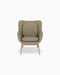 Embrace Lounge Chair — Small, Ecriture 0240_Lacquered oak