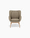 Embrace Lounge Chair — Small, Hallingdal 65 220_Lacquered oak