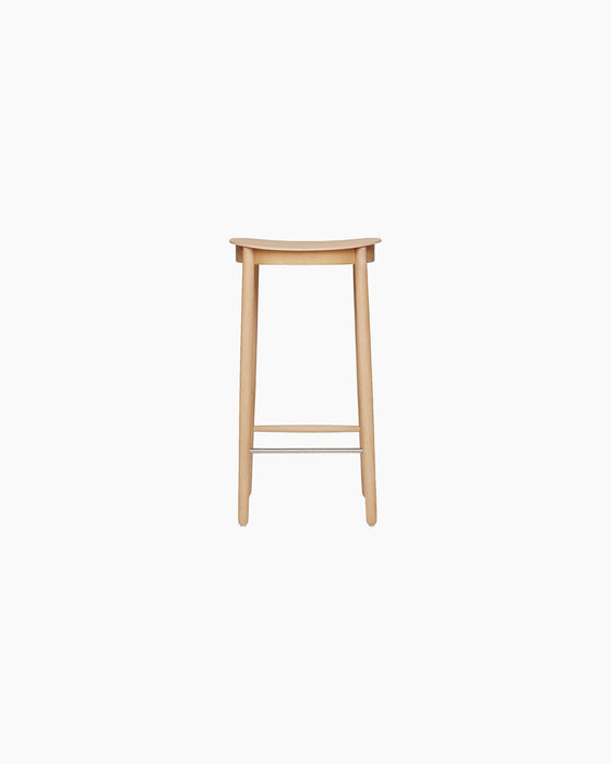 Figurine Counter Stool — Light oak