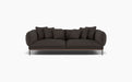 Jord 2 Seater Sofa — Clay 0005_Lacquered walnut_RAL9005