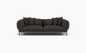 Jord 2 Seater Sofa — Ecriture 0380_Lacquered walnut_RAL9005