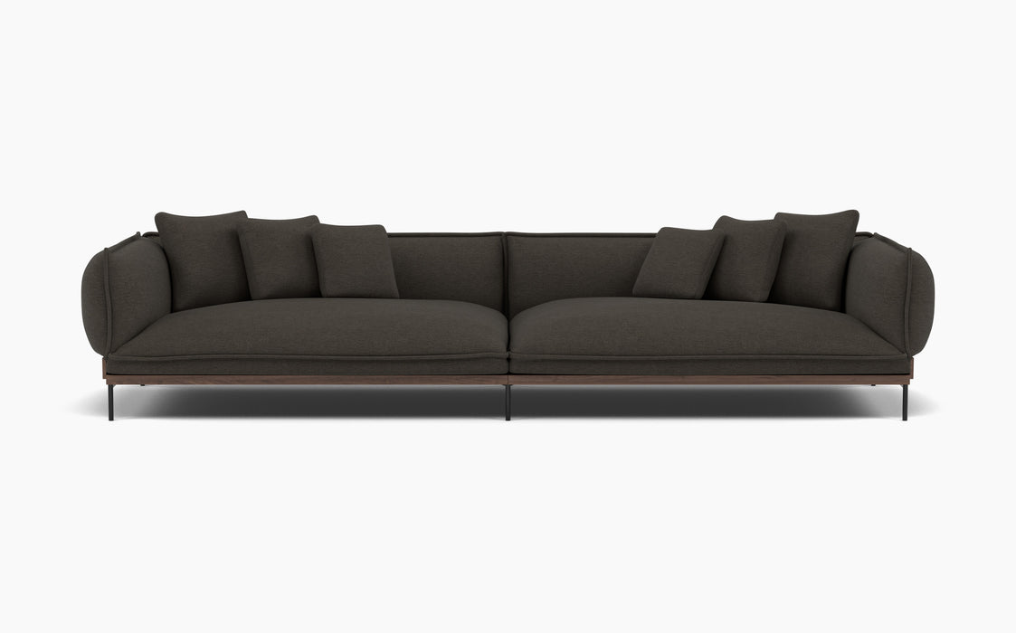 Jord Modular Sofa — Configuration 1, Ecriture 0240_Lacquered oak_RAL1013