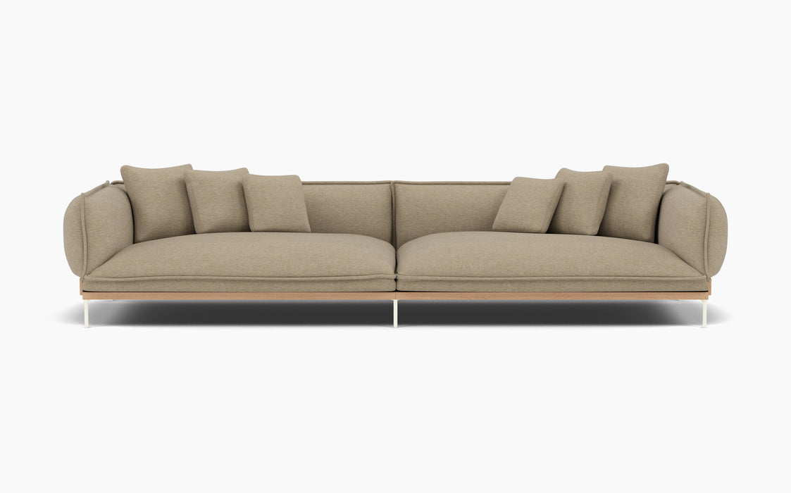 Jord Modular Sofa — Configuration 1, Ecriture 0380_Lacquered walnut_RAL9005