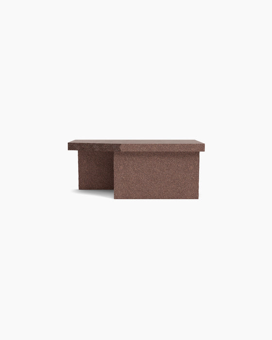 Kern Coffee Table — Brown terracotta