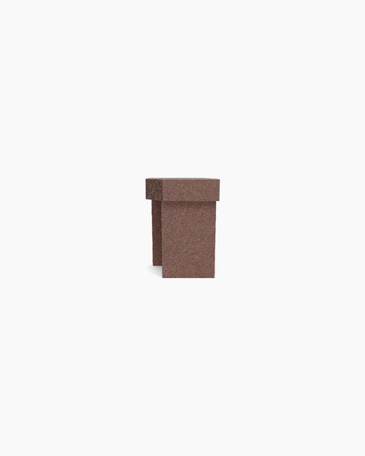 Kern Side Table — High, Brown terracotta