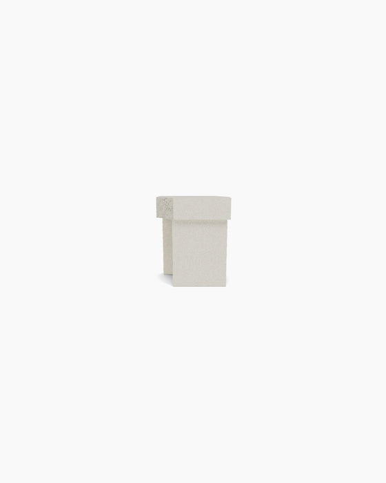 Kern Side Table — Low, White