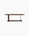 Koku Coffee Table Oval — High, Smoked oak_RAL9005