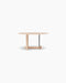 Koku Coffee Table Round — High, Light oak_RAL9005