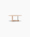 Koku Coffee Table Round — Low, Light oak_RAL9005