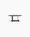 Koku Coffee Table Round — Low, Smoked oak_RAL9005
