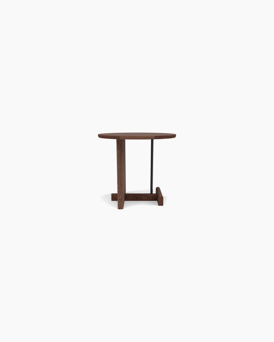 Koku Side Table — Smoked oak_RAL9005