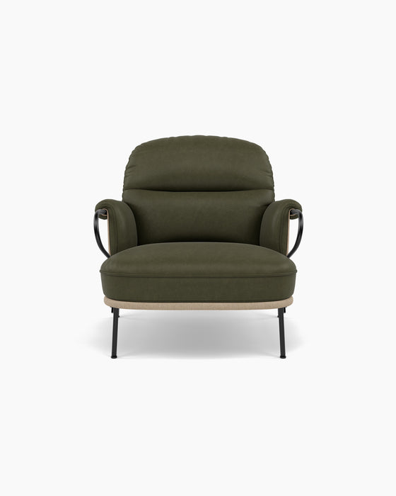Lyra Lounge Chair — Vintage Olive_RAL9005
