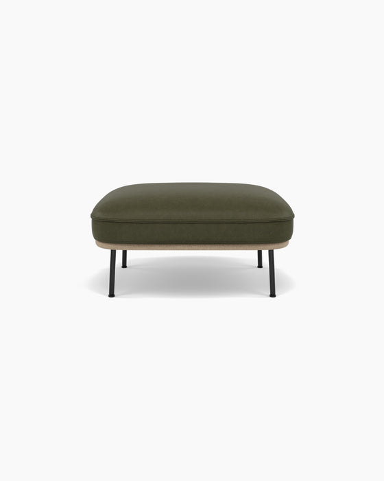 Lyra Ottoman — Vintage Olive_RAL9005