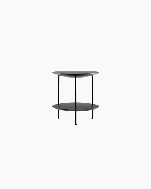 Pastille Side Table — Black oak_RAL9005