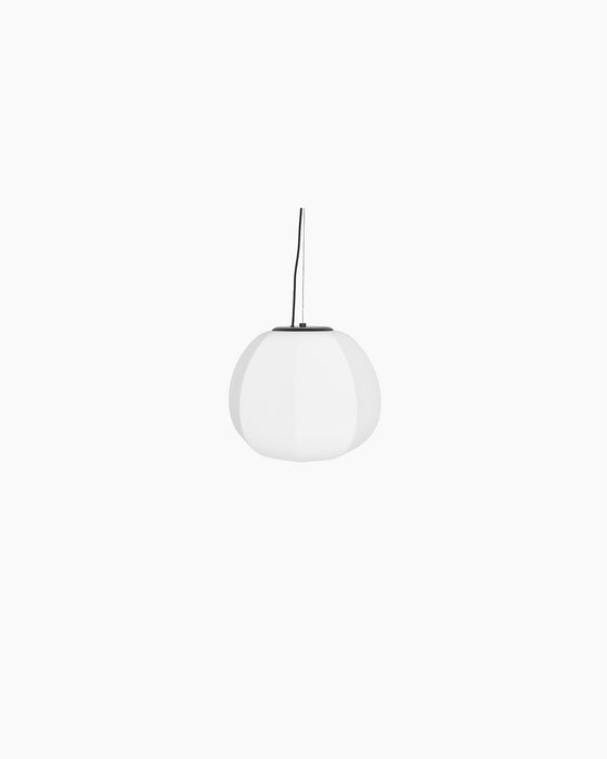 Persimon Pendant — Large, Black_Opal glass US
