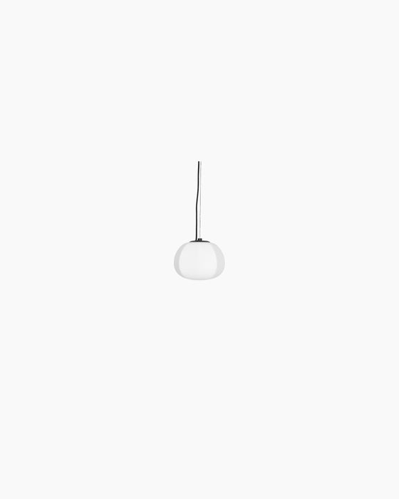 Persimon Pendant — Small, Black_Opal glass EU